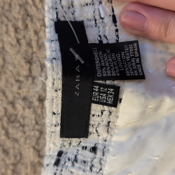 New With Tags Tweed Skirt + Jacket Set from Zara Woman - Picture 8 of 10